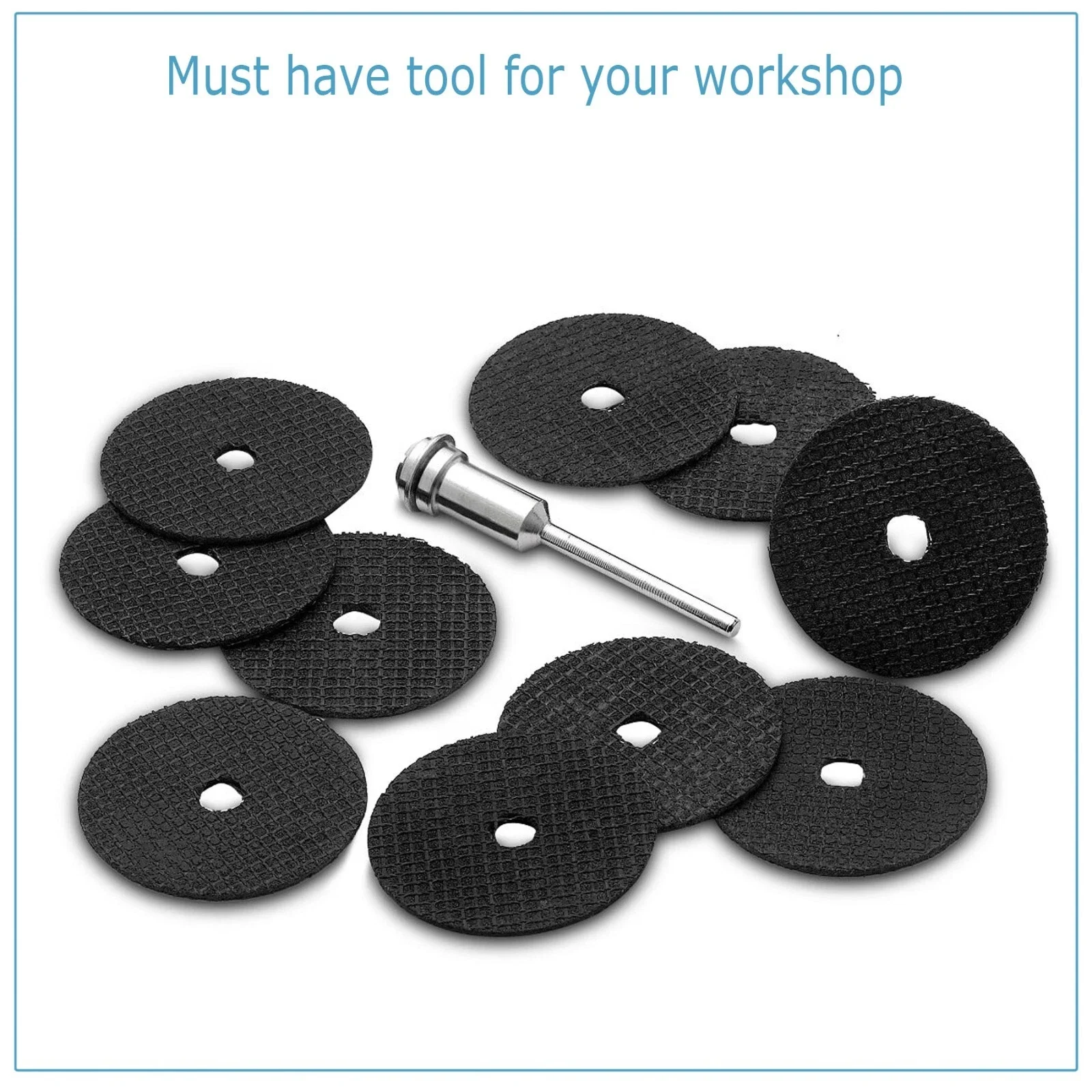 50 pieces of glass fiber reinforced Dremel cut 1/8-inch wheel rotating discs +3 pieces of Mandel
50 pieces of glass fiber reinforced Dremel cut 1/8-inch wheel rotating discs +3 pieces of Mandel