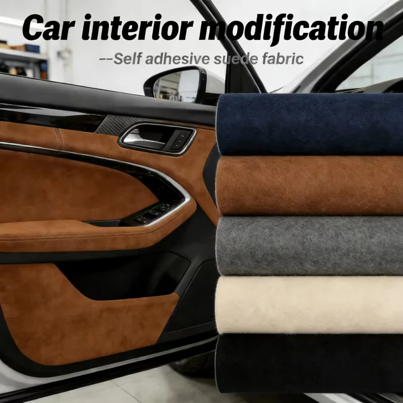 Self-Adhesive Suede Headliner Fabric, Faux Suede Leather Patches Plush Material for Car Interiors, Sofas, Crafts, Jewelry Boxes
Self-Adhesive Suede Headliner Fabric, Faux Suede Leather Patches Plush Material for Car Interiors, Sofas, Crafts, Jewelry Boxes