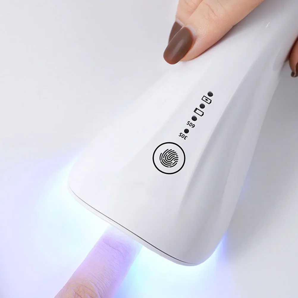 USB Handheld Nail Dryer Rechargeable Gel Light 365nm 405nm Double Light Source Nail Polish Dryer Fast Drying Portable Mini
USB Handheld Nail Dryer Rechargeable Gel Light 365nm 405nm Double Light Source Nail Polish Dryer Fast Drying Portable Mini