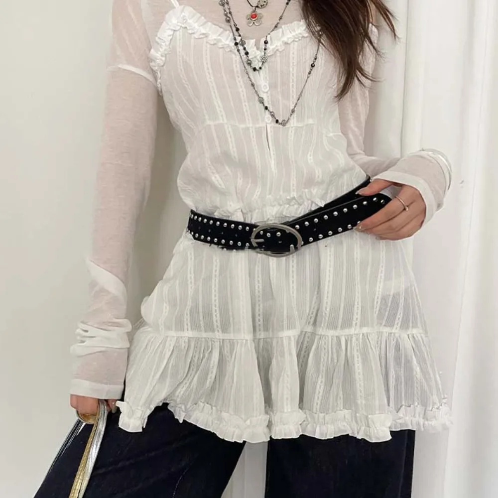 Fashion Adjustable Rivet Waist Belt Jeans Decor Retro Y2K Wide Belt American Style Punk PU Leather Waistbands Gift
Fashion Adjustable Rivet Waist Belt Jeans Decor Retro Y2K Wide Belt American Style Punk PU Leather Waistbands Gift