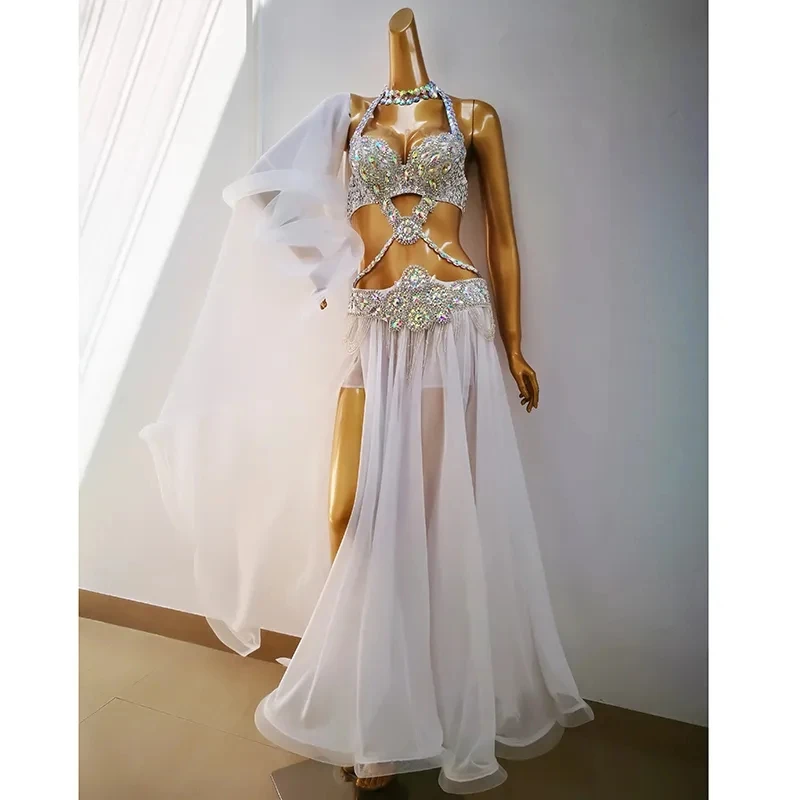 Crytal Women Belly Dance Suit Belly Dancing Carnival Costume Performance Outfit Bollywood Showgirl Cloth
Crytal Women Belly Dance Suit Belly Dancing Carnival Costume Performance Outfit Bollywood Showgirl Cloth