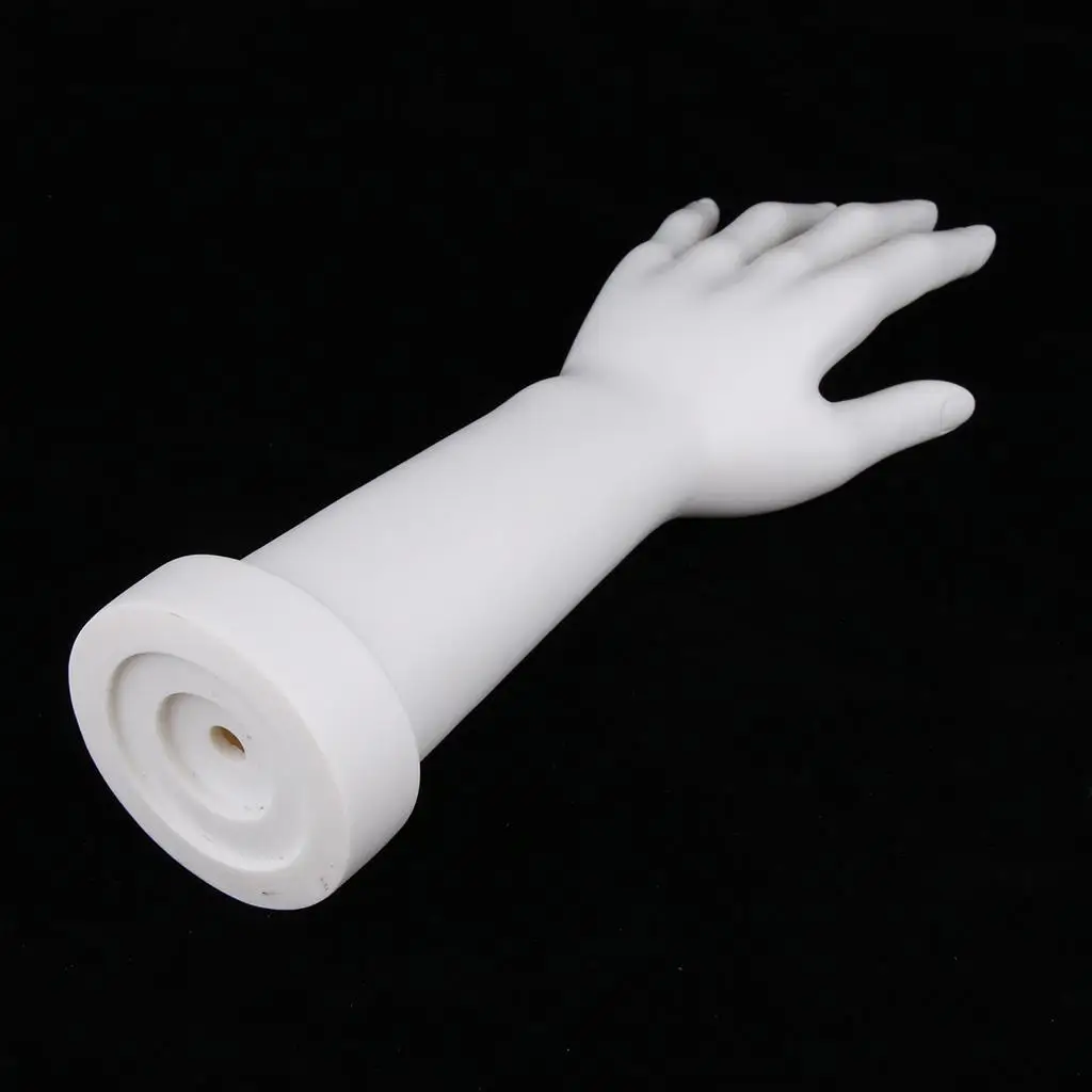 PVC Hand Mannequin Model White Display Stand Jewelry Base Holder for Bracelet Glove Ring Storage
PVC Hand Mannequin Model White Display Stand Jewelry Base Holder for Bracelet Glove Ring Storage