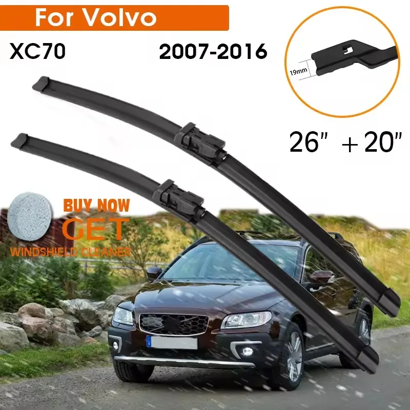 Car Wiper Blade For Volvo XC70 2007-2016 Windshield Rubber Silicon Refill Front Window Wiper 26"+20" LHD RHD Auto Accessorie
Car Wiper Blade For Volvo XC70 2007-2016 Windshield Rubber Silicon Refill Front Window Wiper 26"+20" LHD RHD Auto Accessorie