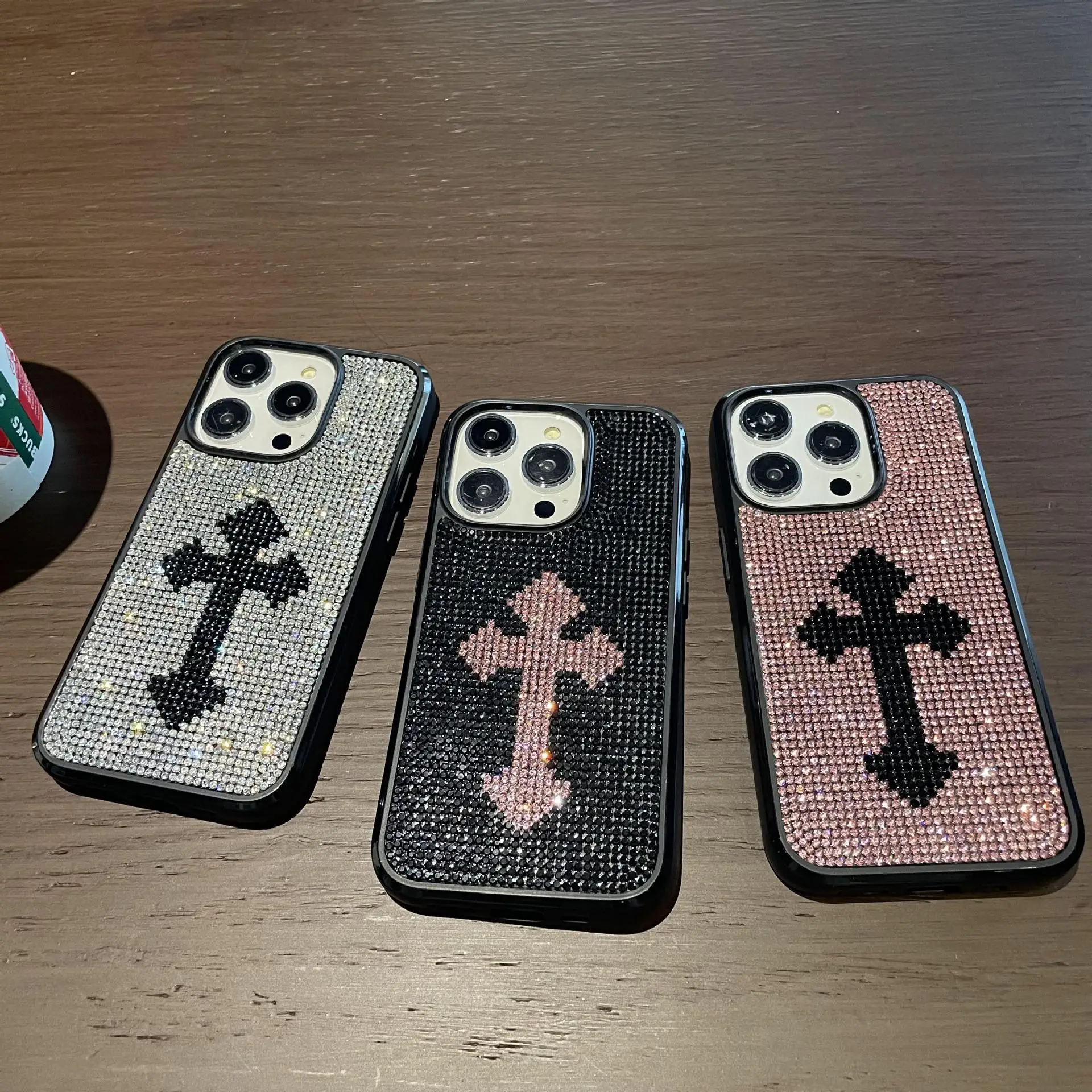 FS28 Luxury Bling Phone Case for iPhone Full Protect Back Cover Glitter Stone Diamond, Shiny, Bling, 14 Plus 13 15 12 11 Pro Max
FS28 Luxury Bling Phone Case for iPhone Full Protect Back Cover Glitter Stone Diamond, Shiny, Bling, 14 Plus 13 15 12 11 Pro Max