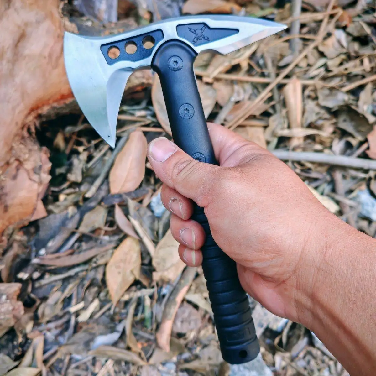 NEW Multi Functional Outdoor Self-defense Tactical Short Axe Camping Portable Chopping Axe
NEW Multi Functional Outdoor Self-defense Tactical Short Axe Camping Portable Chopping Axe