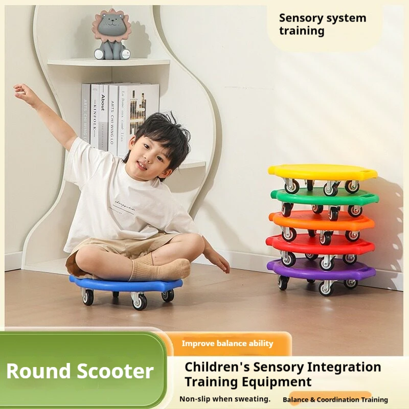 Early childhood motor skills training equipment: balance bike, four-wheel balance board, thick plastic square crawling scooter.
Early childhood motor skills training equipment: balance bike, four-wheel balance board, thick plastic square crawling scooter.