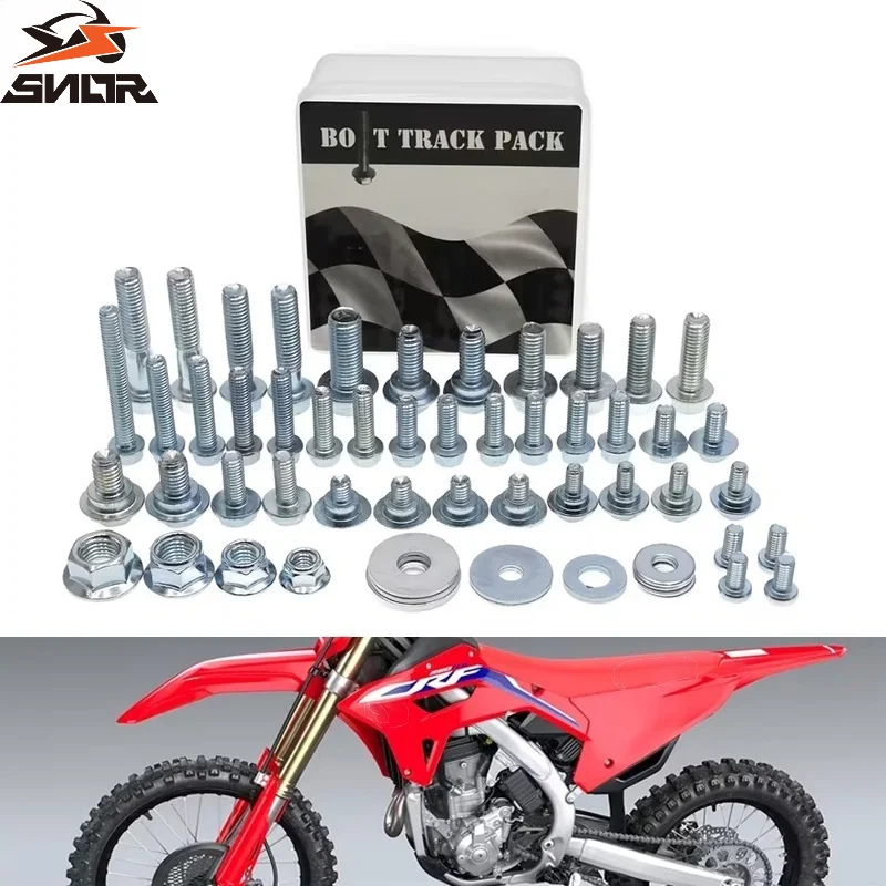 SNOR Motorcycle Accessories Full Repair Screws Bolt Washer Track Pack Kit For KTM CRF Series Dirt Bike Enduro
SNOR Motorcycle Accessories Full Repair Screws Bolt Washer Track Pack Kit For KTM CRF Series Dirt Bike Enduro