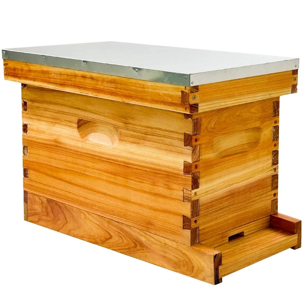 5 Frame Bee NUC Box Kit Beeswax Coated Includes Bee Hive Frames and Foundations (Unassembled)
5 Frame Bee NUC Box Kit Beeswax Coated Includes Bee Hive Frames and Foundations (Unassembled)