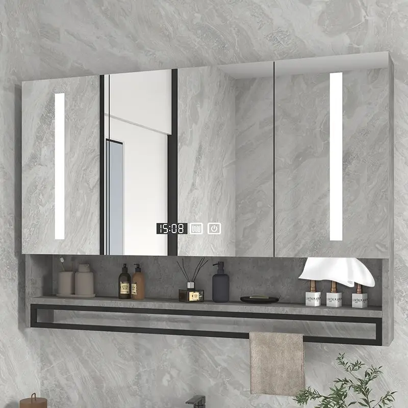 Bathroom mirror cabinet wall-mounted hand wash toilet mirror with rack toilet vanity waterproof toilet mirror cabinet
Bathroom mirror cabinet wall-mounted hand wash toilet mirror with rack toilet vanity waterproof toilet mirror cabinet
