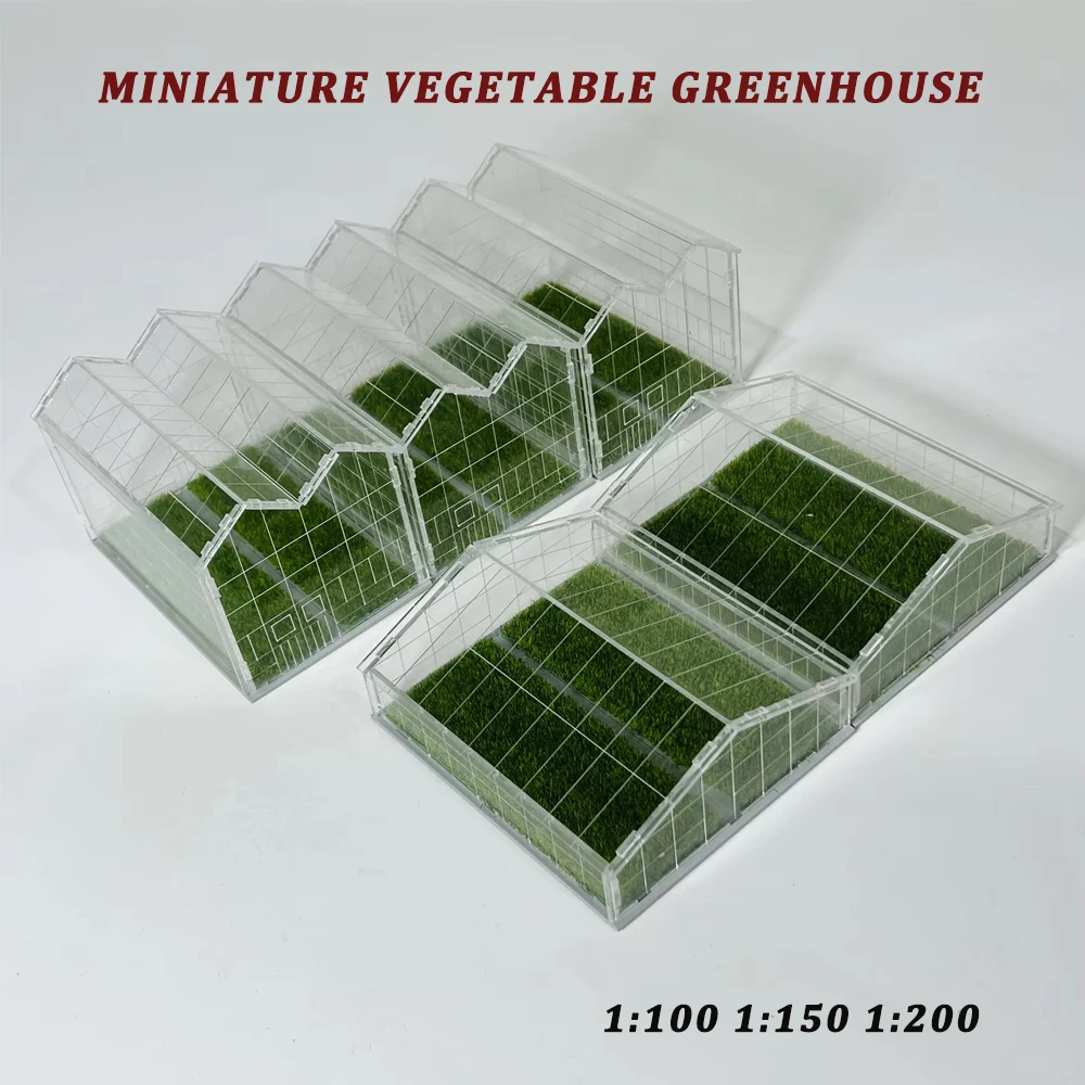 Scale 1:100-1:200 Simulation Mini Vegetable Greenhouse Building Model Sand Table Architectural Assembly Materials With Lawn 1Pcs
Scale 1:100-1:200 Simulation Mini Vegetable Greenhouse Building Model Sand Table Architectural Assembly Materials With Lawn 1Pcs