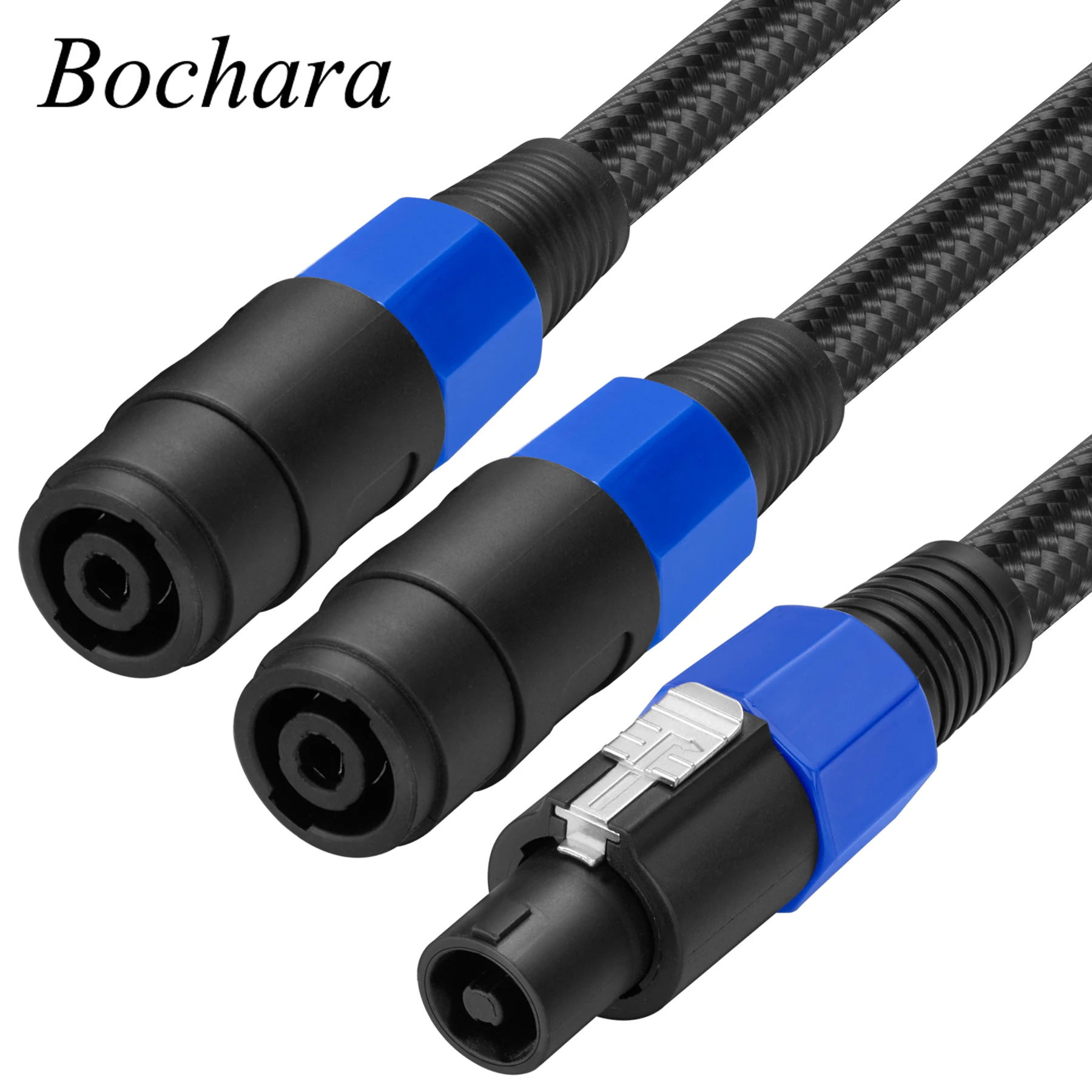 Bochara Braided Speakon Splitter Cable Male to Dual Female For Amplifiers Speakers 
Bochara Braided Speakon Splitter Cable Male to Dual Female For Amplifiers Speakers
