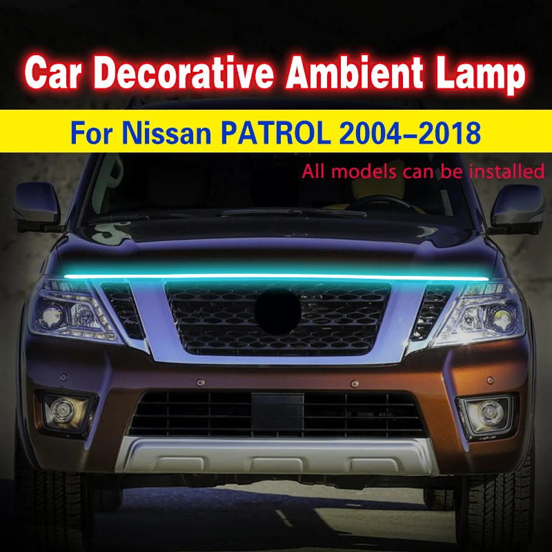 For NISSAN PATROL Through-type Auto Modified Front Headlight Upgrade Cuttable Decorative Light Car Daytime Running Lights
For NISSAN PATROL Through-type Auto Modified Front Headlight Upgrade Cuttable Decorative Light Car Daytime Running Lights