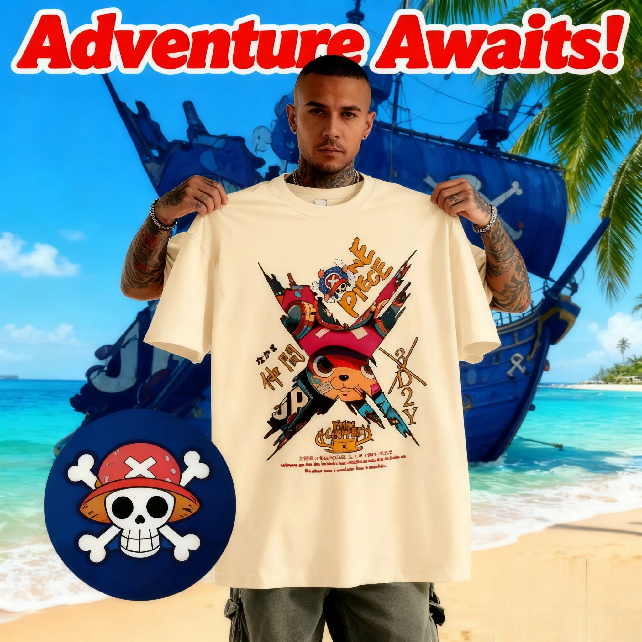 One Piece Anime T Shirt Chopper Graphic Cotton Short Sleeve Tee Oversized Top for Men Women Summer Casual Streetwear Y2k
One Piece Anime T Shirt Chopper Graphic Cotton Short Sleeve Tee Oversized Top for Men Women Summer Casual Streetwear Y2k