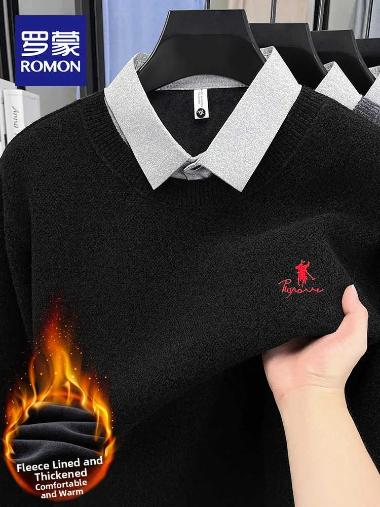 Lnd мужской искусственный двухсекционный вязаный свитер Thiened Fce свободного покроя накладной зимний теплый базовый слой повседневный длинный све
Lnd мужской искусственный двухсекционный вязаный свитер Thiened Fce свободного покроя накладной зимний теплый базовый слой повседневный длинный све