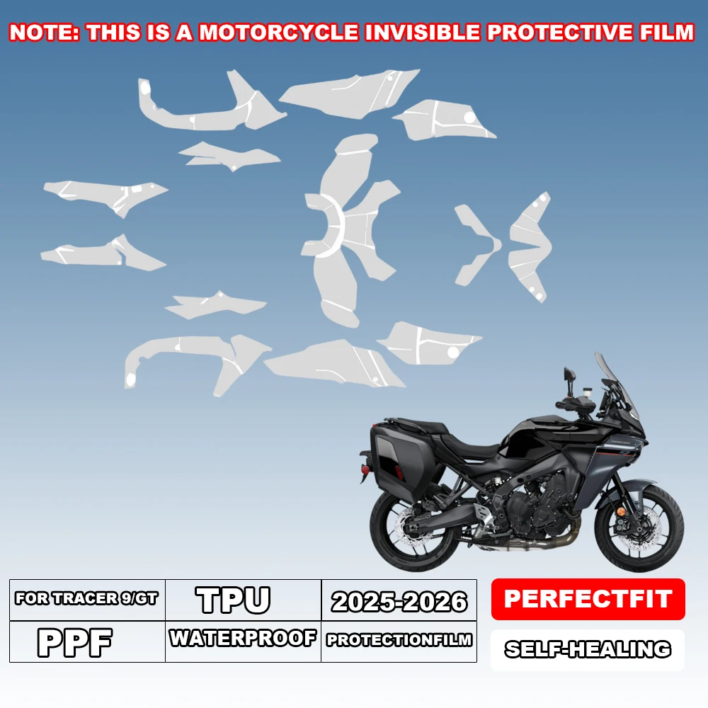  PPF For YAMAHA TRACER 9 TRACER 9GT 2025-2026 TPU Paint Protection Film Motorcycle Fairing Anti-scratch Protective Film
PPF For YAMAHA TRACER 9 TRACER 9GT 2025-2026 TPU Paint Protection Film Motorcycle Fairing Anti-scratch Protective Film
