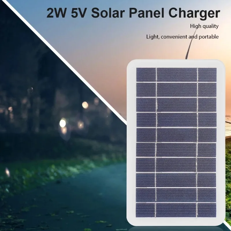 Portable Solar Panel 5V 2W Solar Plate With USB Safe Charge Stabilize Battery Charger For Power Bank Phone Outdoor Camping Home
Portable Solar Panel 5V 2W Solar Plate With USB Safe Charge Stabilize Battery Charger For Power Bank Phone Outdoor Camping Home