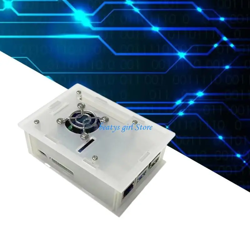 C7AB прочный акриловый корпус для RPI 5 Case Acrylence Box Дополнительный охлаждающий вентилятор
C7AB прочный акриловый корпус для RPI 5 Case Acrylence Box Дополнительный охлаждающий вентилятор