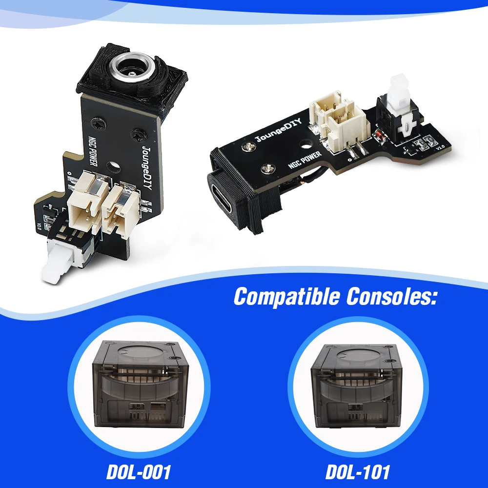 NGC DC/Type C PSU Mod Replacement Power Supply Power Board for NGC Game Console DOL-001/DOL-101
NGC DC/Type C PSU Mod Replacement Power Supply Power Board for NGC Game Console DOL-001/DOL-101