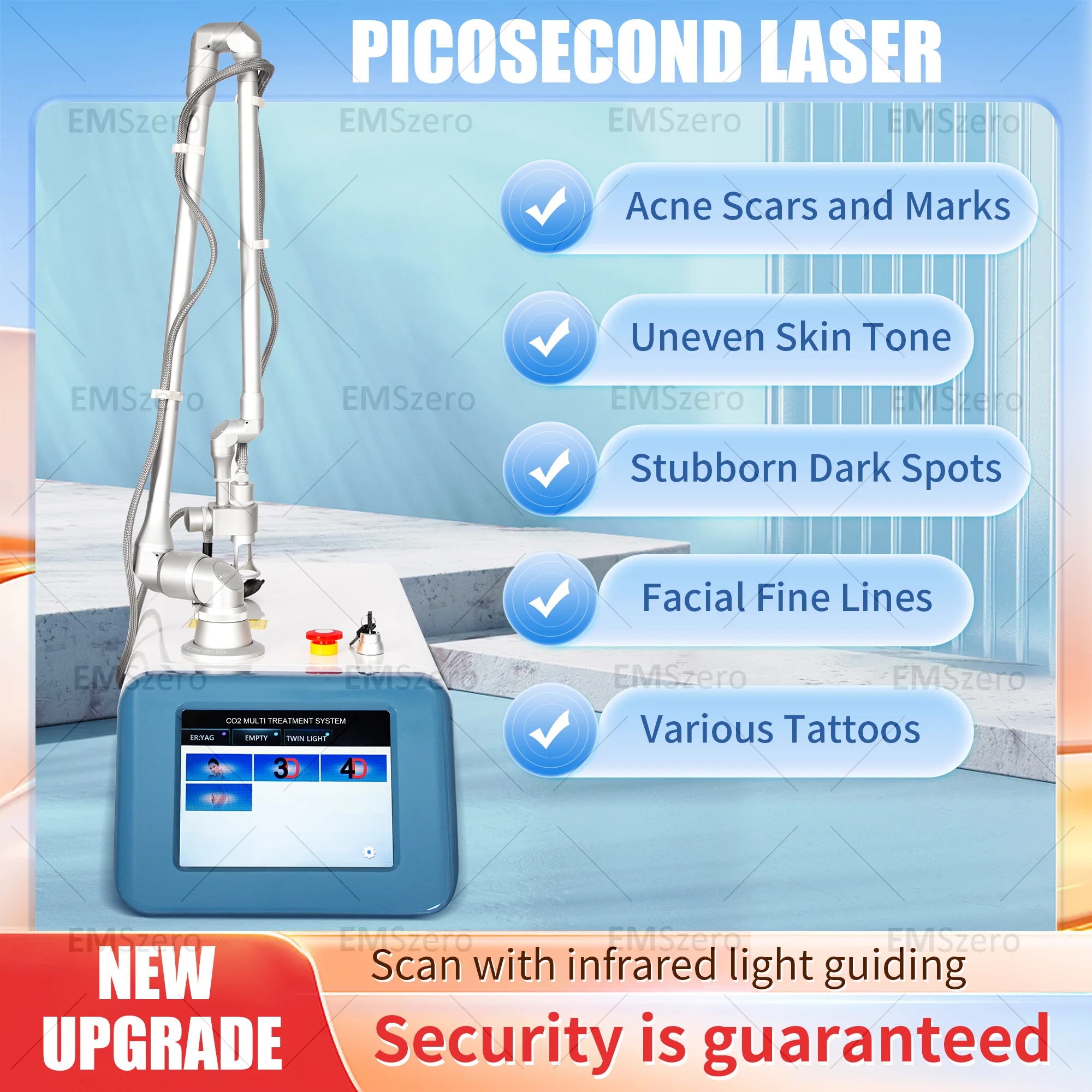 Professional Portable Co2 Fractional Laser Machine Bison Device 4d Fotona Mini Skin Stretch Marks Treatment Device 2025
Professional Portable Co2 Fractional Laser Machine Bison Device 4d Fotona Mini Skin Stretch Marks Treatment Device 2025