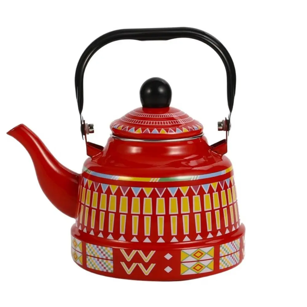 Classic Design Enamel Enamel Tea Kettle Handmade European Style Water Kettle Comfortable Handle Unbreakable Tea Pot Kitchen
Classic Design Enamel Enamel Tea Kettle Handmade European Style Water Kettle Comfortable Handle Unbreakable Tea Pot Kitchen