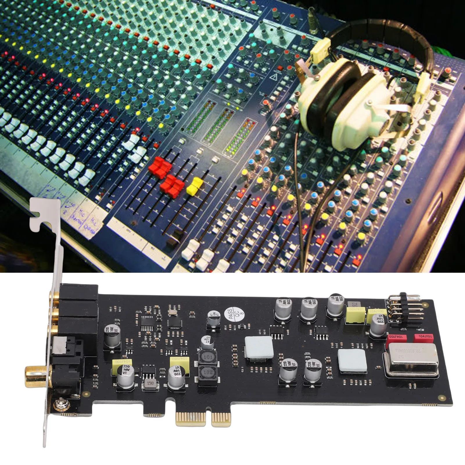 Digital Sound Card PCIE Sound Card Support for SSS1700 Optic Coaxial Digital HiFi Internal Sound Card PCIE HiFi Sound Card
Digital Sound Card PCIE Sound Card Support for SSS1700 Optic Coaxial Digital HiFi Internal Sound Card PCIE HiFi Sound Card
