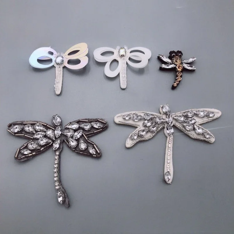 Handmade Dragonfly Diamond Beaded Collar Accessories Sequined Wings Luggage DIY
Handmade Dragonfly Diamond Beaded Collar Accessories Sequined Wings Luggage DIY