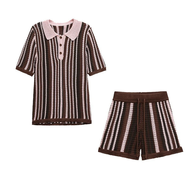 TRAFZR Short Sleeve Knit Top Polo Collar Loose Fit Casual Retro Style Summer Daily Leisure Home Vacation Comfort Stylish Outfit
TRAFZR Short Sleeve Knit Top Polo Collar Loose Fit Casual Retro Style Summer Daily Leisure Home Vacation Comfort Stylish Outfit