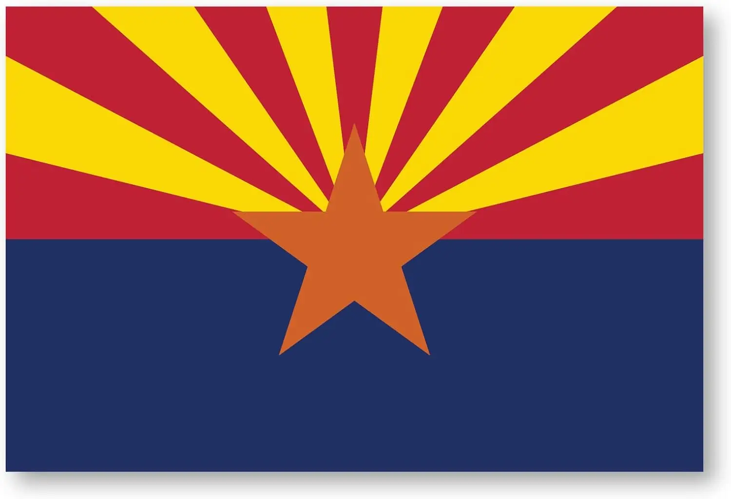 Arizona Flag Vinyl Decal Bumper Sticker Sticker, suitable for cups, glasses, cars, laptops, windows, trucks, and coolers
Arizona Flag Vinyl Decal Bumper Sticker Sticker, suitable for cups, glasses, cars, laptops, windows, trucks, and coolers
