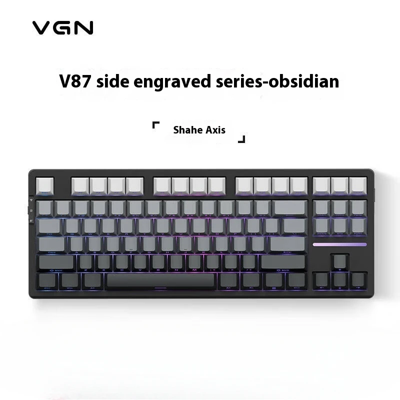 VGN V87 Tri-Mode Wireless Mechanical Keyboard Gasket Structure Full-Key Hot-Swap RGB Backlight PBT Keycaps Gaming & Office mac
VGN V87 Tri-Mode Wireless Mechanical Keyboard Gasket Structure Full-Key Hot-Swap RGB Backlight PBT Keycaps Gaming & Office mac