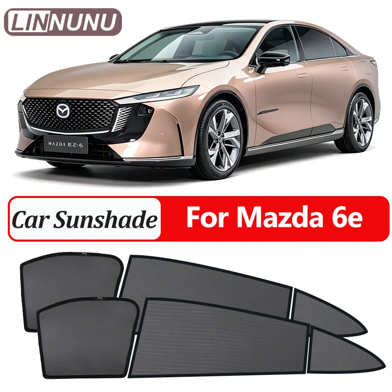LINNUNU For MAZDA 6e EZ-6 2024 2025 2026 Car sunshade Curtain Window Mesh Sun Shade UV Protection Privacy Blocking accessories
LINNUNU For MAZDA 6e EZ-6 2024 2025 2026 Car sunshade Curtain Window Mesh Sun Shade UV Protection Privacy Blocking accessories