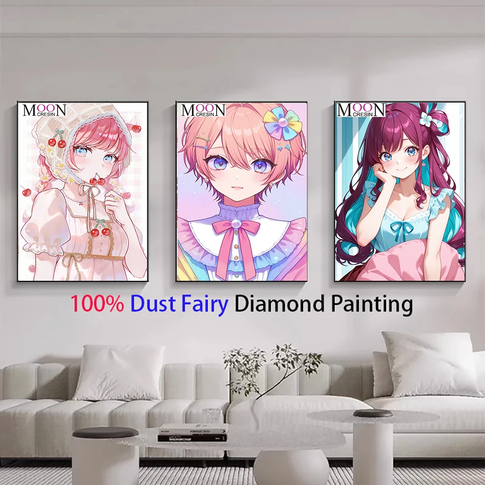 Anime-style Girl 100% Fairy Dust Square Full Diy Diamond Painting Cross Stitch Embroidery Mosaic Home Decor Picture Rhinestones
Anime-style Girl 100% Fairy Dust Square Full Diy Diamond Painting Cross Stitch Embroidery Mosaic Home Decor Picture Rhinestones