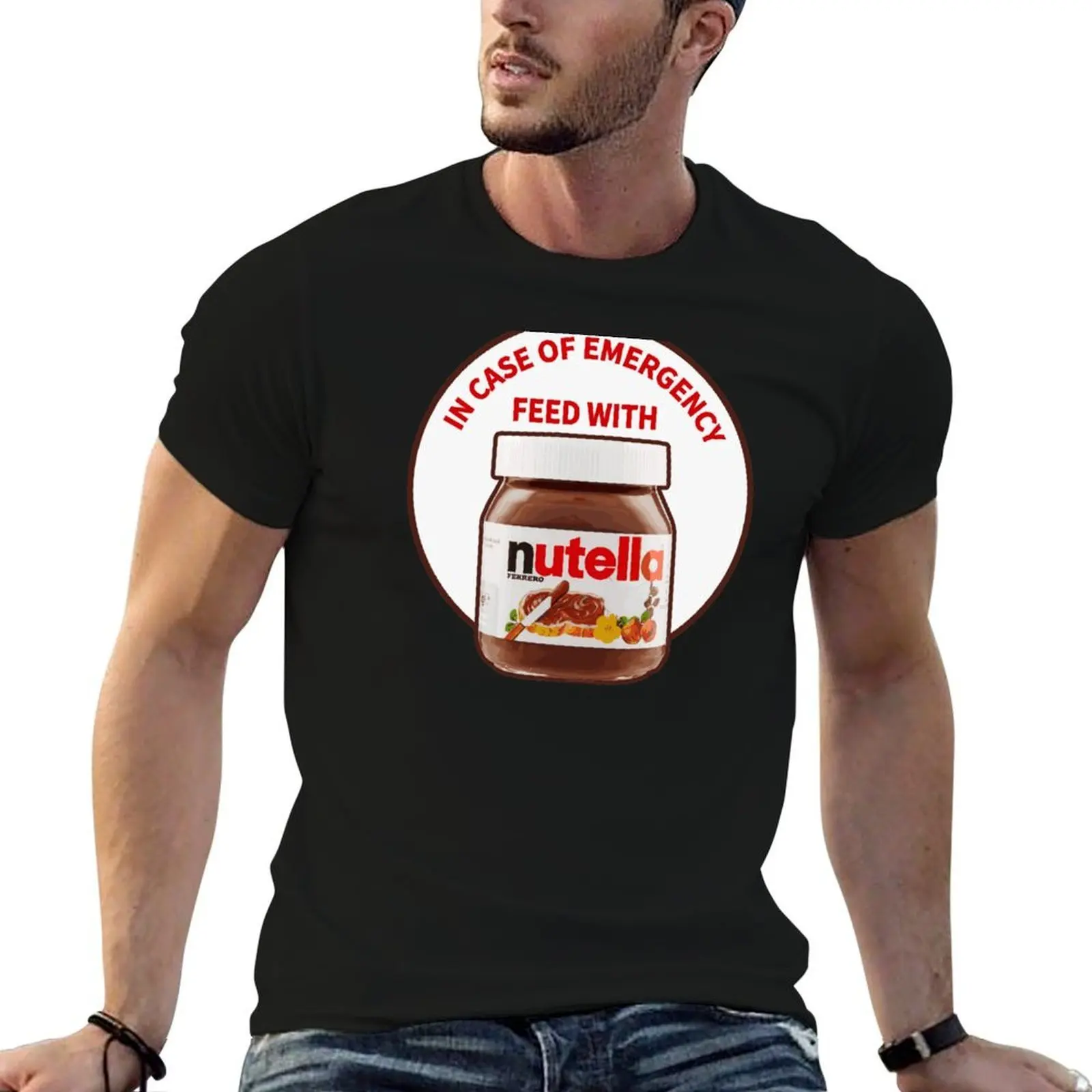 In Case Of Emergency Feed With Nutella T-Shirt t shirt men 100% cotton luxury brand t shirts for man cotton T-Shirt 
In Case Of Emergency Feed With Nutella T-Shirt t shirt men 100% cotton luxury brand t shirts for man cotton T-Shirt