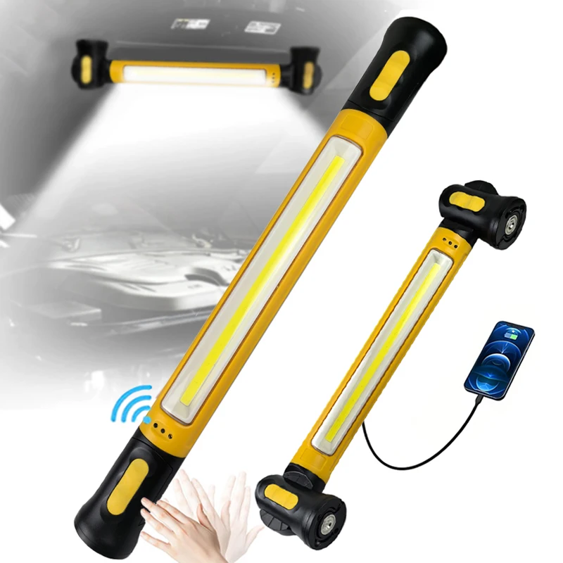 1800 High Lumen Magnetic Work Light Type-c Rechargeable COB Flood Underhood Light Bar Portable Motion Sensor LED Mechanic Light
1800 High Lumen Magnetic Work Light Type-c Rechargeable COB Flood Underhood Light Bar Portable Motion Sensor LED Mechanic Light