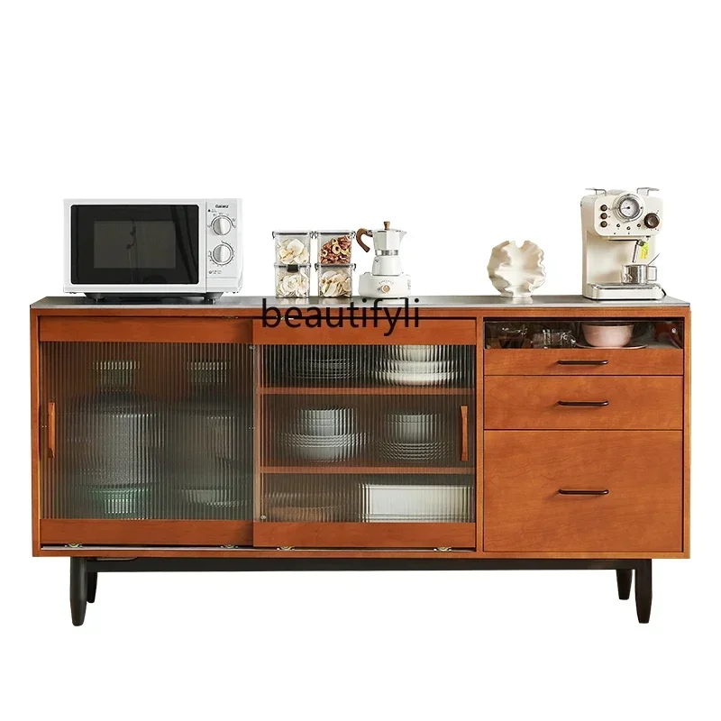 New Arrivals Nordic retro solid wood wine cabinet dining side cabinet living room locker kitchen rock slab restaurant
New Arrivals Nordic retro solid wood wine cabinet dining side cabinet living room locker kitchen rock slab restaurant