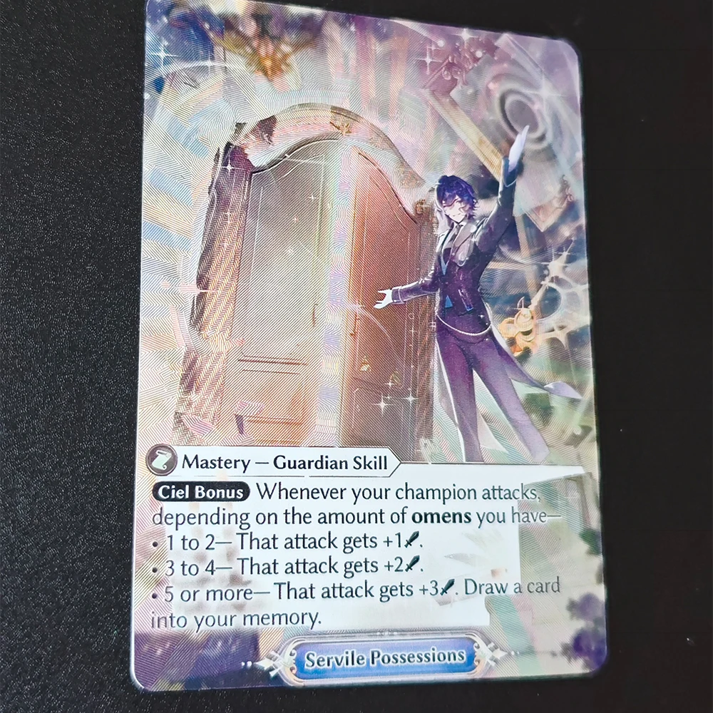 Grand Archive TCG Collection Card Servile Possessions Promotional Cards Mastery Guardian Skill Foil Card Texture Gifts
Grand Archive TCG Collection Card Servile Possessions Promotional Cards Mastery Guardian Skill Foil Card Texture Gifts