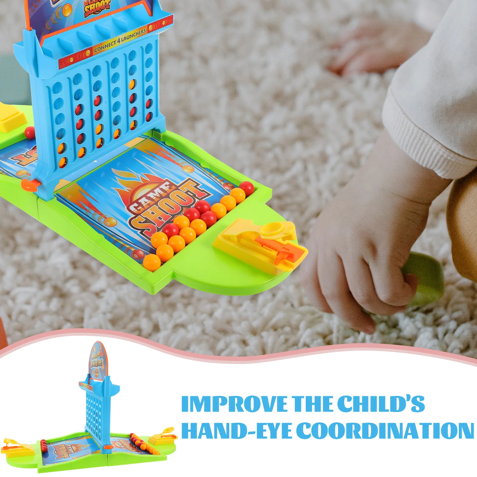 Marble Game Machine Educational Toy Kids Stress Reliever Table Basketball Finger Parent-child
Marble Game Machine Educational Toy Kids Stress Reliever Table Basketball Finger Parent-child