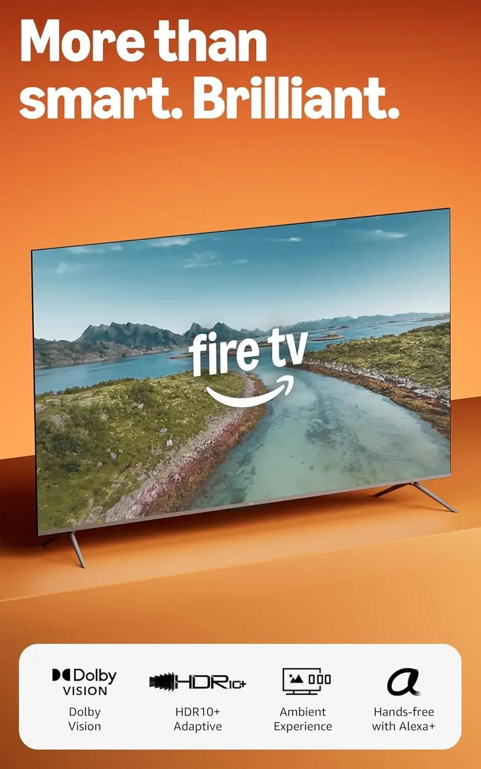 QLED Series (newest model), 4K Ultra HD smart TV, HDR10+, Dolby Vision, Dolby Audio, quad-core processor, hands-free with Alexa
QLED Series (newest model), 4K Ultra HD smart TV, HDR10+, Dolby Vision, Dolby Audio, quad-core processor, hands-free with Alexa