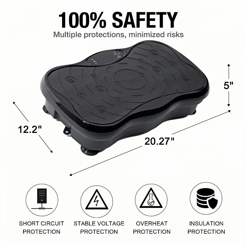 2025 Hot Sale Vibrating Plate Machine Whole Body Vibration Fitness Massage for Fat Burning & Body Shaping
2025 Hot Sale Vibrating Plate Machine Whole Body Vibration Fitness Massage for Fat Burning & Body Shaping