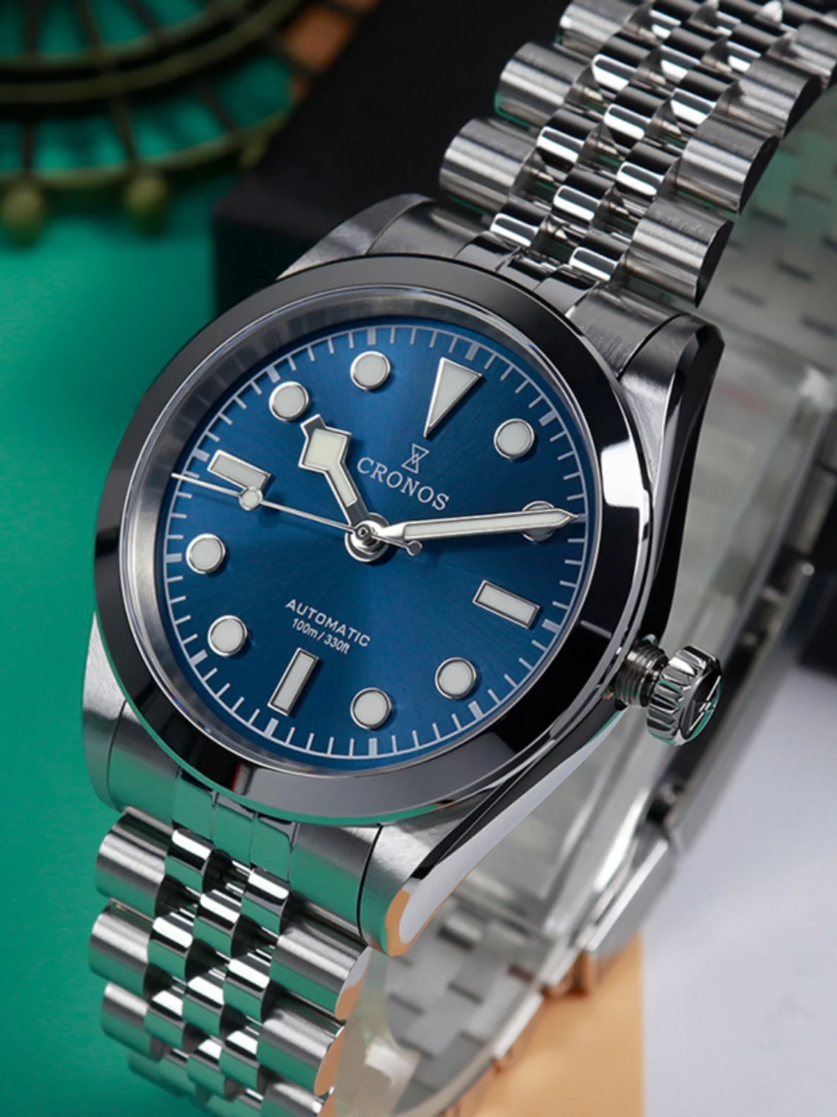 Cronos BB36 L6036M Mechanical Watches PT5000 Automatic Movement 100m Waterproof Luxury Men BGW9 Luminous Sapphire Glass Watches
Cronos BB36 L6036M Mechanical Watches PT5000 Automatic Movement 100m Waterproof Luxury Men BGW9 Luminous Sapphire Glass Watches