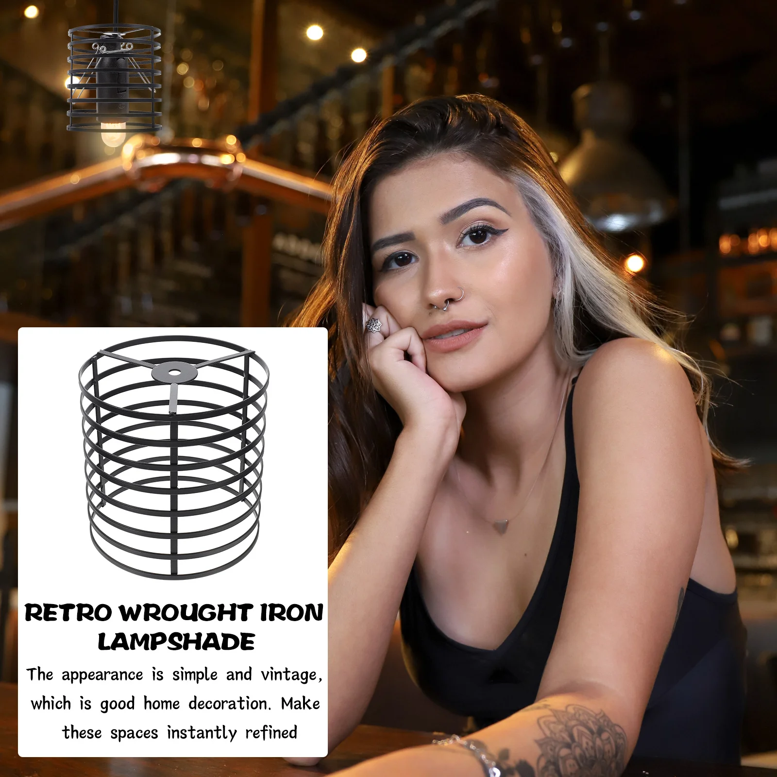Железный художественный абажур, винтажный настенный светильник, креативный металлический абажур, домашний декор, подвесная лампа, клетка, кабинет, спальня, библиотека, освещение
Железный художественный абажур, винтажный настенный светильник, креативный металлический абажур, домашний декор, подвесная лампа, клетка, кабинет, спальня, библиотека, освещение