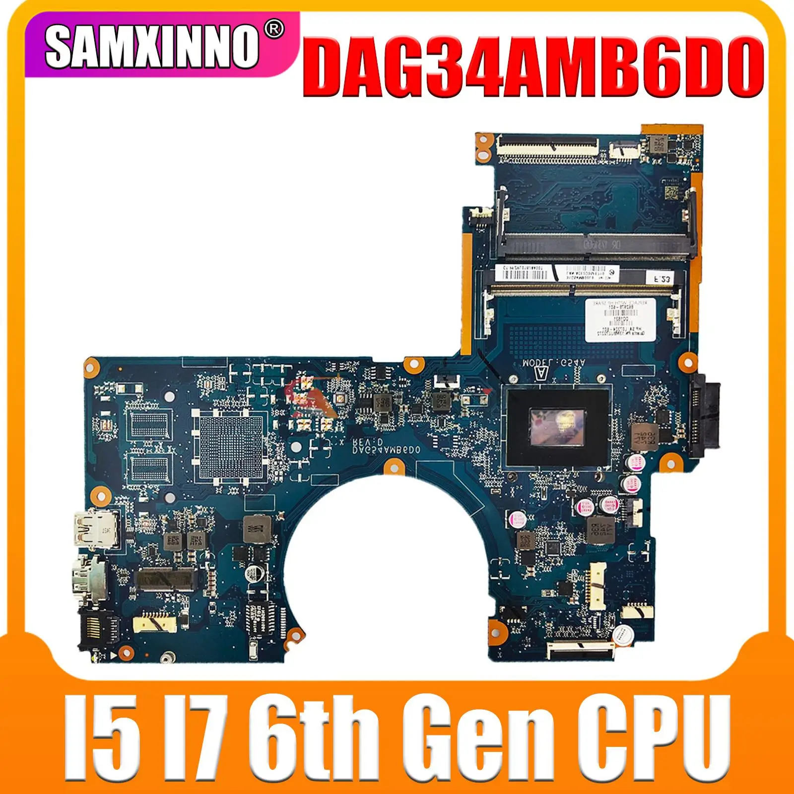 For HP PAVILION 15-AU Laptop Motherboard DAG34AMB6D0 With i5-7200U CPU GT940M GPU Mainboard 907408-601 G34A Pavilion
For HP PAVILION 15-AU Laptop Motherboard DAG34AMB6D0 With i5-7200U CPU GT940M GPU Mainboard 907408-601 G34A Pavilion