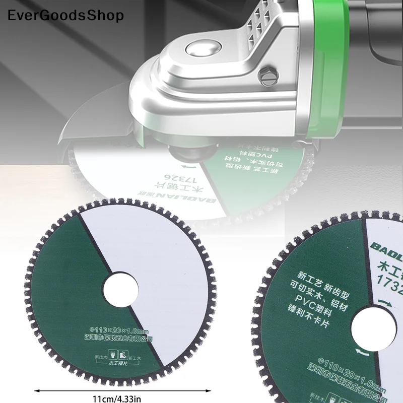 New Woodworking Saw Blade 110mm Multifunctional Plastic Metal Wood Angle Grinder Cutting Disc Alloy Cutting Disc For Grinder
New Woodworking Saw Blade 110mm Multifunctional Plastic Metal Wood Angle Grinder Cutting Disc Alloy Cutting Disc For Grinder