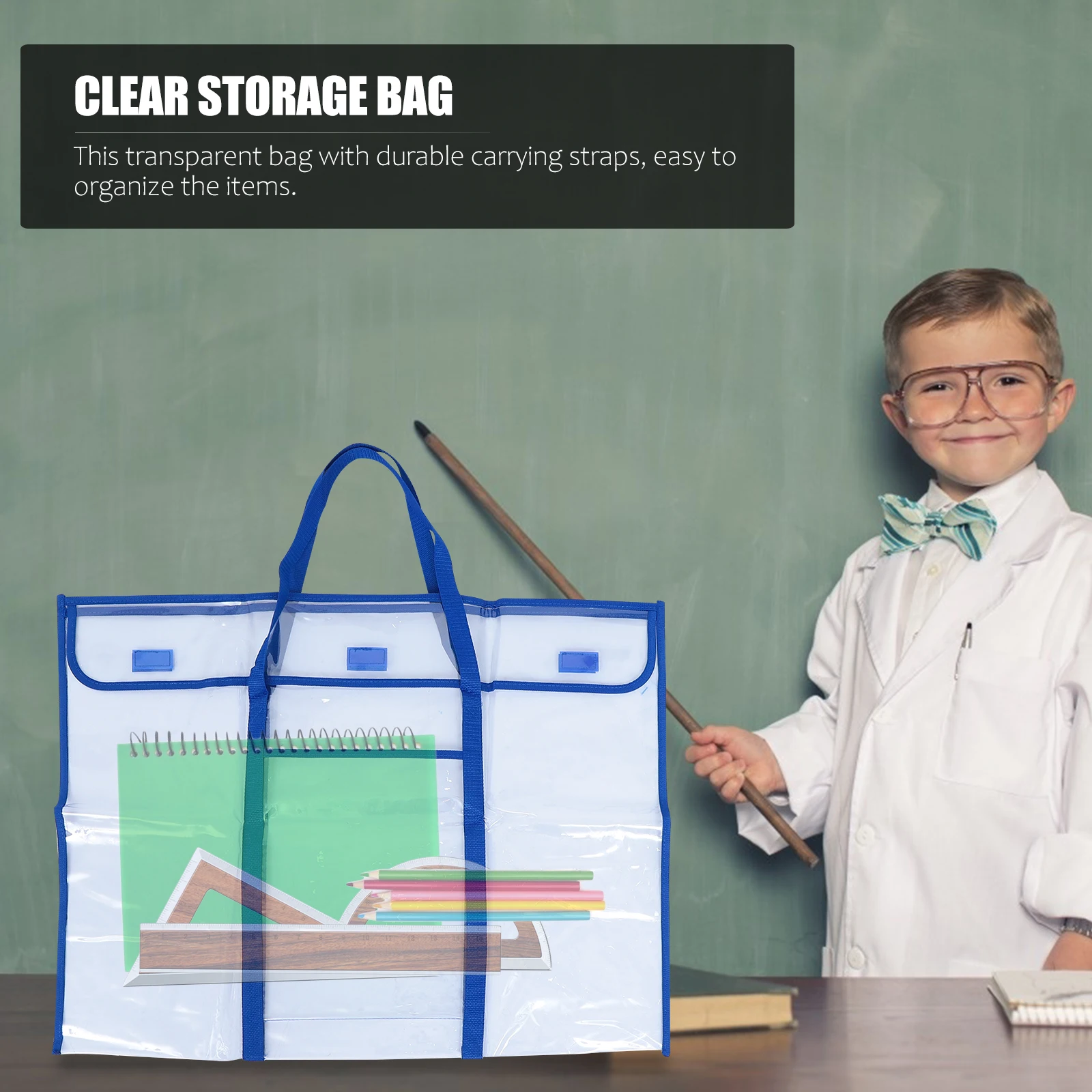 1Pcs Large Transparent Poster Board Storage Bag Durable Organizer Portfolio Heavy Duty Bag for Art Projects Classroom Use
1Pcs Large Transparent Poster Board Storage Bag Durable Organizer Portfolio Heavy Duty Bag for Art Projects Classroom Use