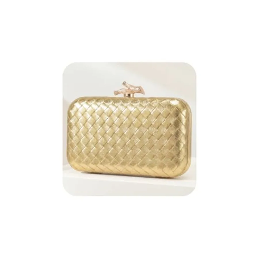 CHUNLI Clutch Purses for Women Evening/Wedding Chic Woven Bag Formal PU Leather Purse Designer Handbags for Women
CHUNLI Clutch Purses for Women Evening/Wedding Chic Woven Bag Formal PU Leather Purse Designer Handbags for Women