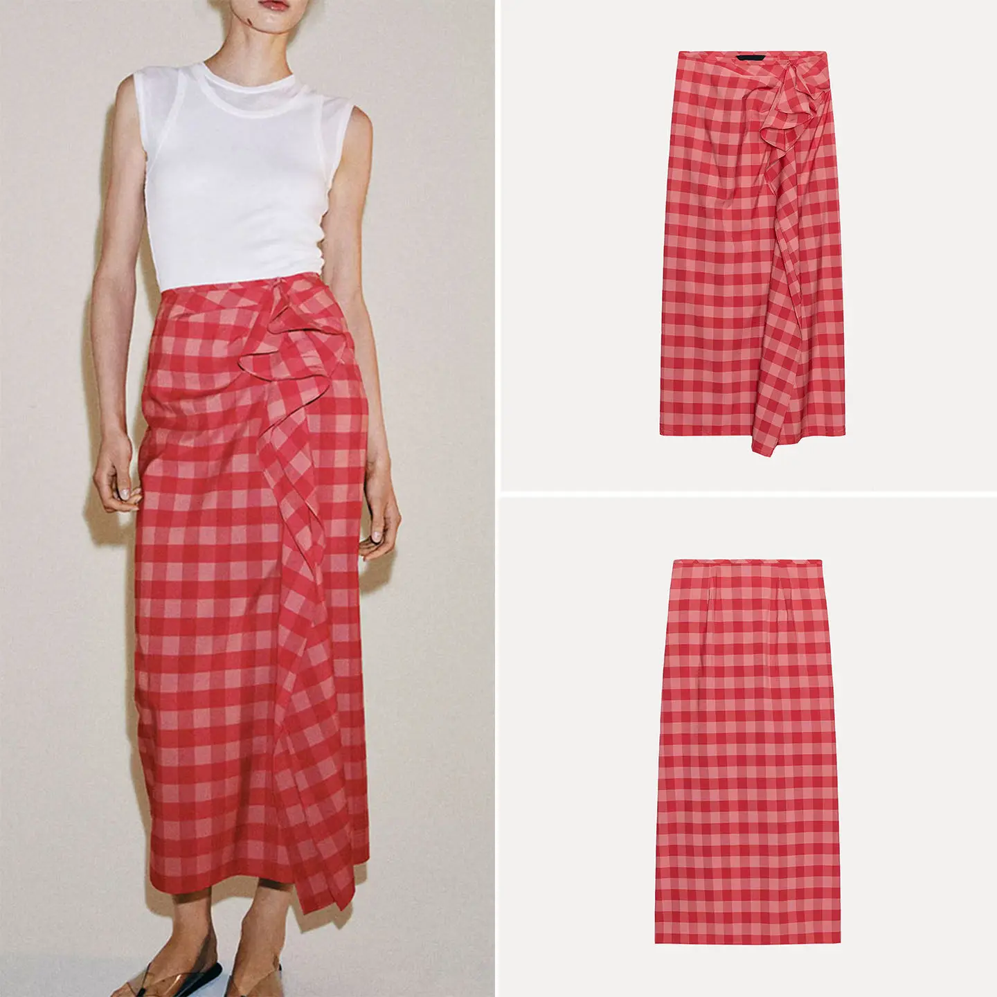 Fashionable Casual Midi Skirt Women's New 2026 Summer Wear Layered Half-length Skirts Standard Fit Other Material Other Process
Fashionable Casual Midi Skirt Women's New 2026 Summer Wear Layered Half-length Skirts Standard Fit Other Material Other Process