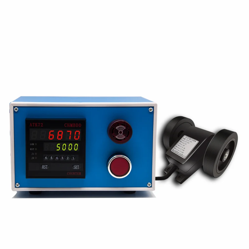 Meter electronic digital display double-wheel high-precision counter meter roller meter wheel cloth inspection machine ATK72
Meter electronic digital display double-wheel high-precision counter meter roller meter wheel cloth inspection machine ATK72