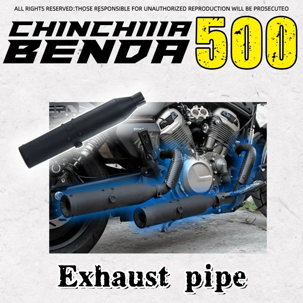 For BENDA Napoleonbob 500 ChinchiIIa 500 custom center valve exhaust pipe right side double outlet sound wave adjustable bass
For BENDA Napoleonbob 500 ChinchiIIa 500 custom center valve exhaust pipe right side double outlet sound wave adjustable bass