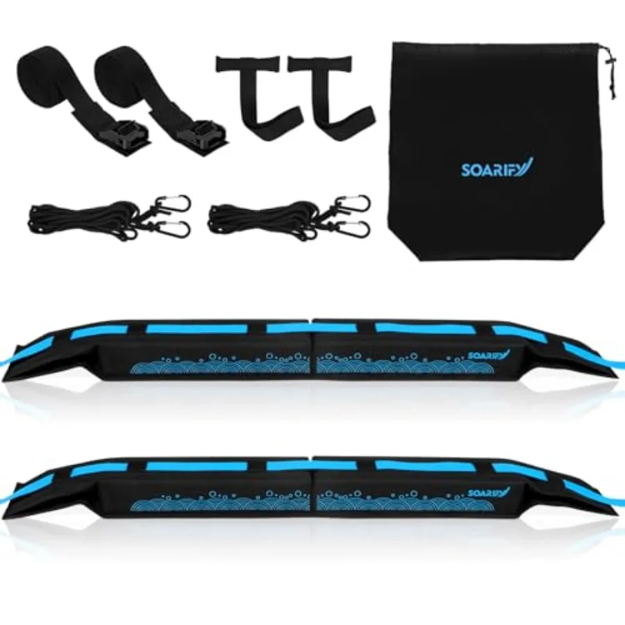 Universal Car Soft Roof Rack Roof Pads Luggage Carrier for Kayak Surfboard SUP Canoe Include Storage Bag 2 Quick Loop Strap 2 T
Universal Car Soft Roof Rack Roof Pads Luggage Carrier for Kayak Surfboard SUP Canoe Include Storage Bag 2 Quick Loop Strap 2 T