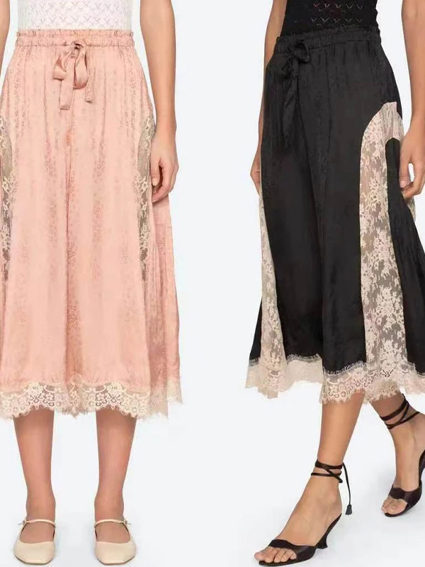 Summer 2026 New Arrival Loose Women's Lace Pants High Waist Vintage Style Eye-Lash Embroidered Miniature Floral Contrast Color
Summer 2026 New Arrival Loose Women's Lace Pants High Waist Vintage Style Eye-Lash Embroidered Miniature Floral Contrast Color