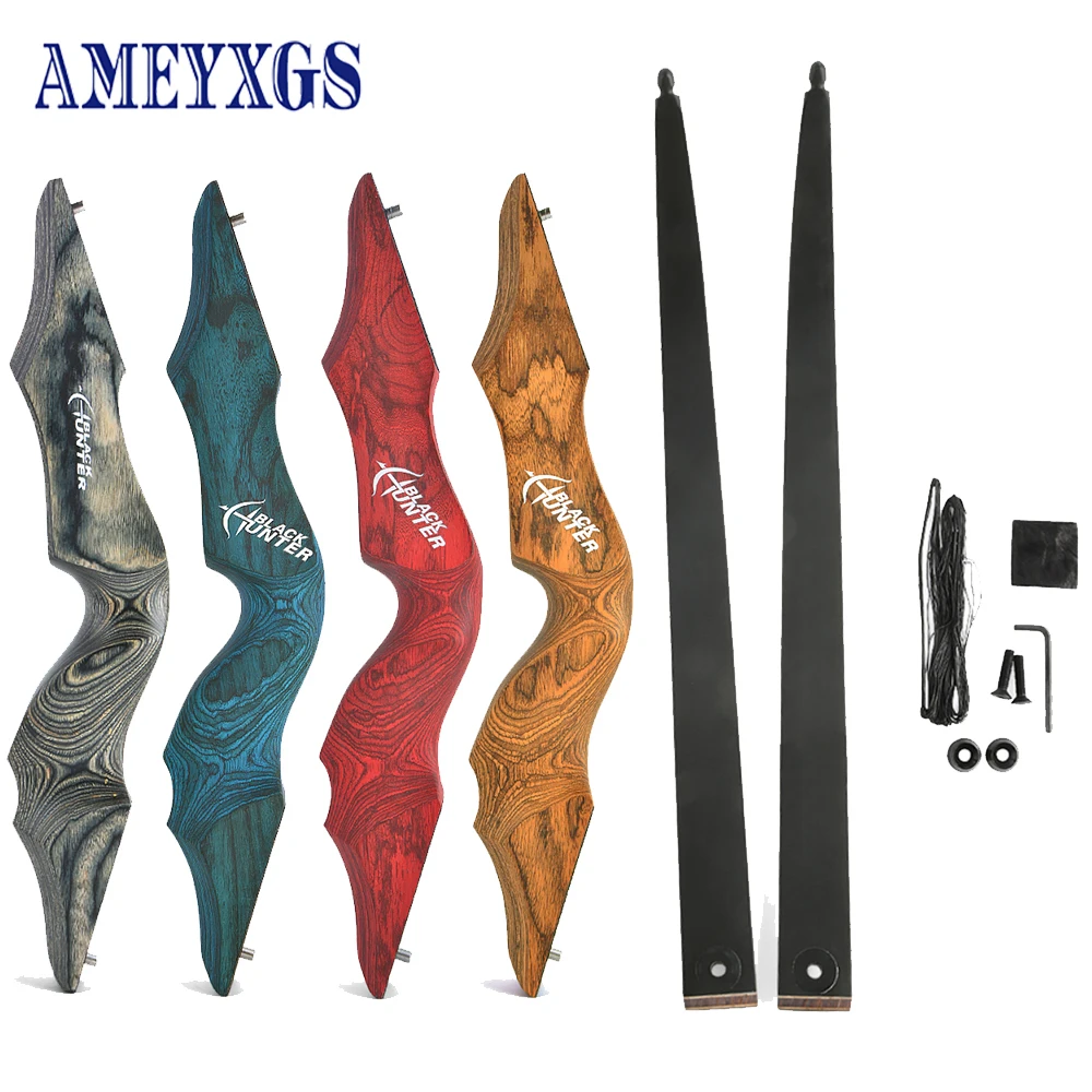 60inch Black Hunter Recurve Bow Right/Left Hand Traditional Beauty Hunting Reflection Bow And Arrow Outdoor Shooting Wooden Bow
60inch Black Hunter Recurve Bow Right/Left Hand Traditional Beauty Hunting Reflection Bow And Arrow Outdoor Shooting Wooden Bow